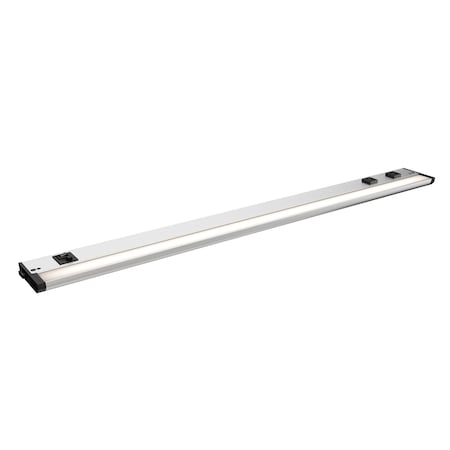 Maxim Lighting CounterMax 5K 36'' LED Under Cabinet w 3 Prong, Satin Nickel UCL-89867SN-3PO